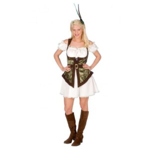 Sexy Robin Hood Frauenkostüm   Königin der Diebe Damenkleid L / 44-46