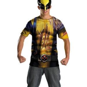 Wolverine Herren Shirt mit Maske  Marvel Kostüme online kaufen!