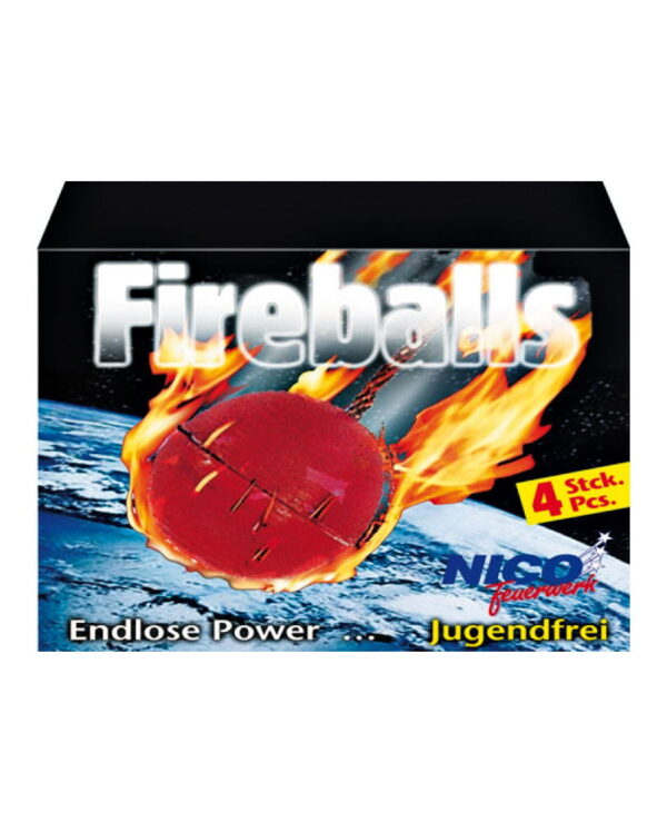 Fireballs Feuerwerk  Knatterbälle mit Silberfunken