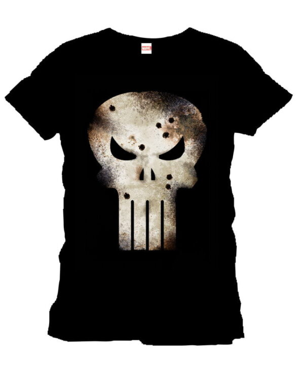 Punisher Skull T-Shirt   Offizielles Marvel Rächer Shirt S
