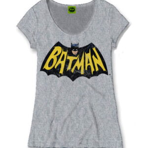 Batman TV Serien Logo Frauen T-Shirt   Lizenziertes Batman T-Shirt für Damen XL