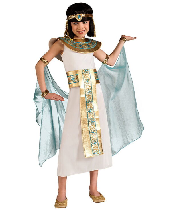 Kleopatra Mädchenkostüm für Fasching & Karneval S