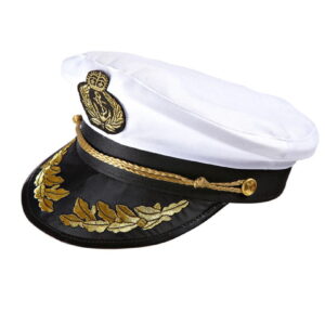 Kapitänsmütze Premium   Karnevalsmütze für Männer