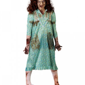 Zombie Nachthemd Damenkostüm   Nachthemd einer untoten Hirnfresserin One Size