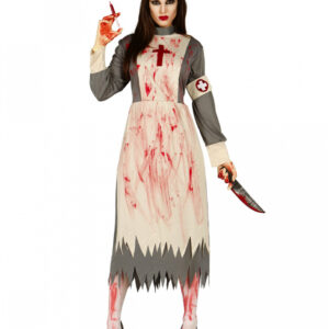 Psycho Lazarettschwester Kostüm für Halloween L 42/44
