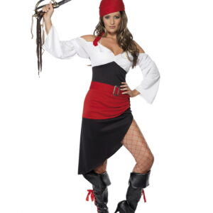 Freibeuterin Kostüm für Damen   Heißes Piratin Damenkostüm  M