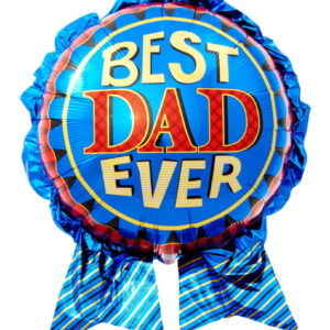 Best Dad Ever Folienballon als Geburtstags- oder Vatertagsgeschenk