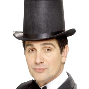 Zylinder Hut schwarz für dein Gentleman Kostüm