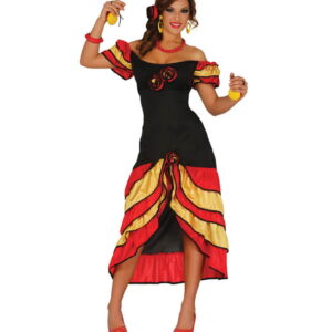 Flamenco Kleid   Andalusische Tänzerin Kostüm M