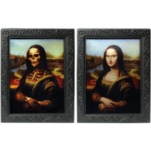 Effekt Wackelbild Mona Lisa  Wandbild als Horror Portrait