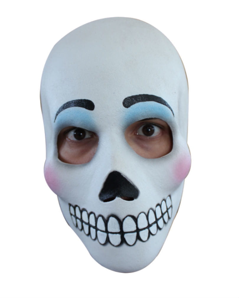 Day of the Dead Totenschädel Maske  Sugar Skull Maske für Fasching