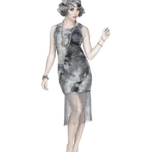 Flapper Gespenster Kleid  Frauenkostüm für Halloween M/L