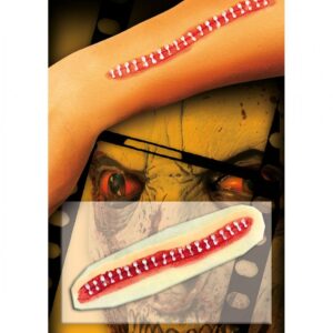 Zombie Reißverschluss Wunde  3D FX Zipper Tattoo