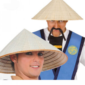 Asiaten Hut aus Stroh  preiswerte Karnevalshüte