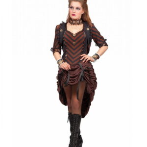 Steampunk Dress mit Bolero als Faschings Kleid 48
