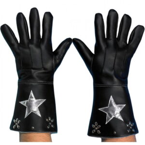 Schwarz-silberne Cowboy Handschuhe kaufen
