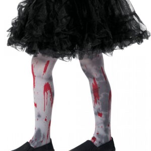 Kinderstrumpfhose Zombie für Halloween