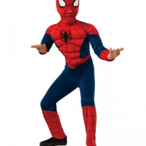 Muskel Kinderkostüm Spider Man für Fasching M