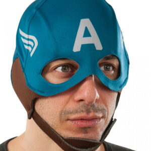Retro Stoffmaske Captain America bestellen