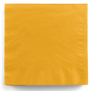 Gelbe Papierservietten 20 St. als Tischdekoration