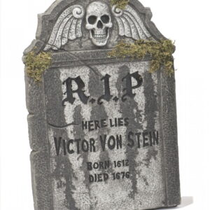 Halloween Tombstone mit Totenkopf 55cm als Deko