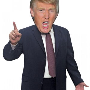 Donald Trump Stoffmaske für Fasching