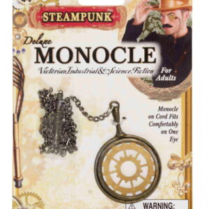 Steampunk Monokel Gold Kostümzubehör