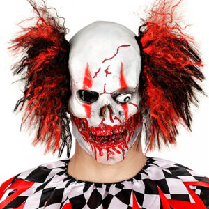 Horror Clown Totenschädel Maske kaufen