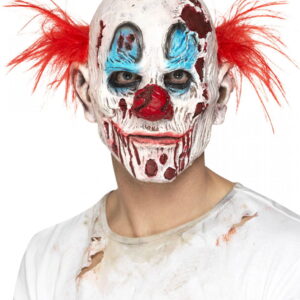 Zombie Clown Maske aus Schaumlatex kaufen