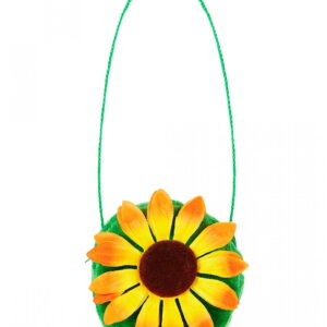 Sonnenblumen Handtasche für Fasching als Zubehör
