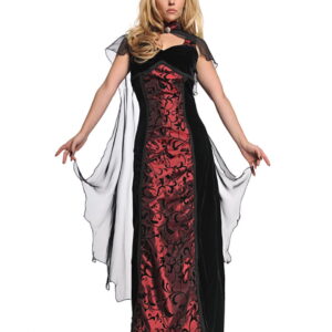Edle Vampir Fee Kostüm als Halloween Verkleidung L
