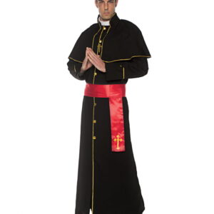 Pfarrer Kostüm mit Schärpe  Priester Kostüm XXL