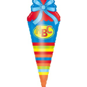 Folienballon ABC Schultüte 111cm  Geschenkartikel