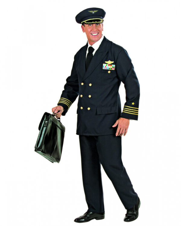 Pilot Kostüm Uniform  Berufskostüm bestellen XXL