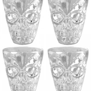 4er Pack Totenschädel Schnapsglas ➤ kaufen