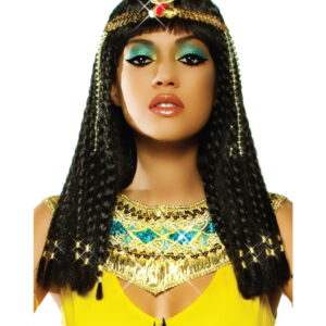 Kleopatra Zopf Perücke Deluxe für Karneval
