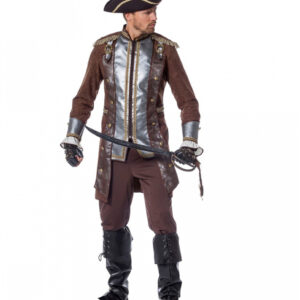 Deluxe Pirat William Männer Kostüm kaufen 60