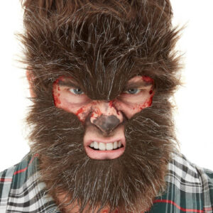 Werwolf FX Fellmaske für Halloween