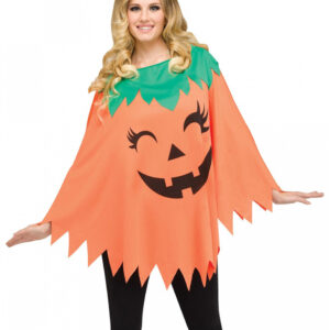 Halloween Kürbis Poncho One Size für Halloween ?