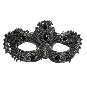 Noblesse Augenmaske Silber im Venezia-Design ◆