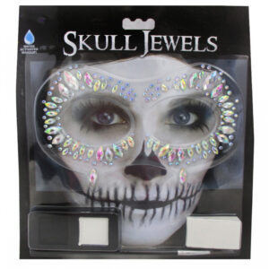 Skull Jewels Make-Up Kit  Skelett Kostüm