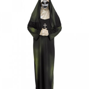 Verfluchte Nonne Kostüm als Halloween Verkleidung One Size