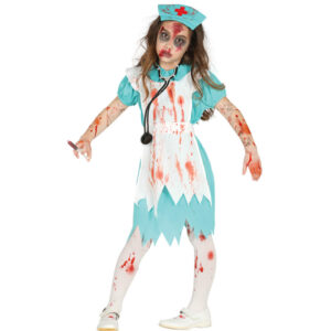 Blutige Zombie Krankenschwester Kinder Kostüm ? 10-12 Jahre