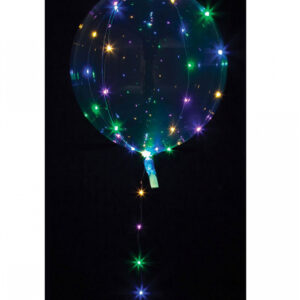 Party Kugel Ballon mit bunter LED Lichterkette ➤