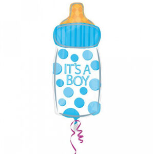 Babyflasche Folienballon Its a Boy zur Geburt