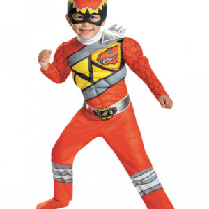Red Power Ranger Dino Charge Kleinkinder Kostüm ➤ S