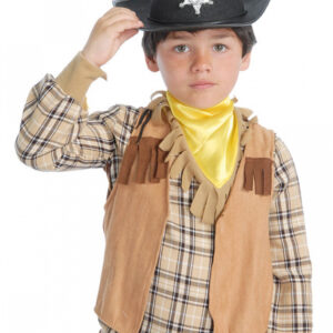 Ärmellose Western Weste für Kinder  Kostümzubehör
