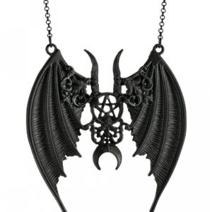 Schwarze Maleficent Gothic Halskette ✮ als Geschenk