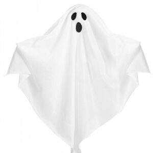 Weißes Gespenst Hängefigur 41cm Halloween Geisterfigur