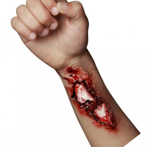 Gebrochener Armknochen FX Latexwunde für Halloween
